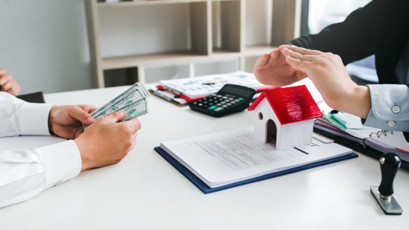 Signing a contract to buy a house, sell a house and making insurance a residential house.