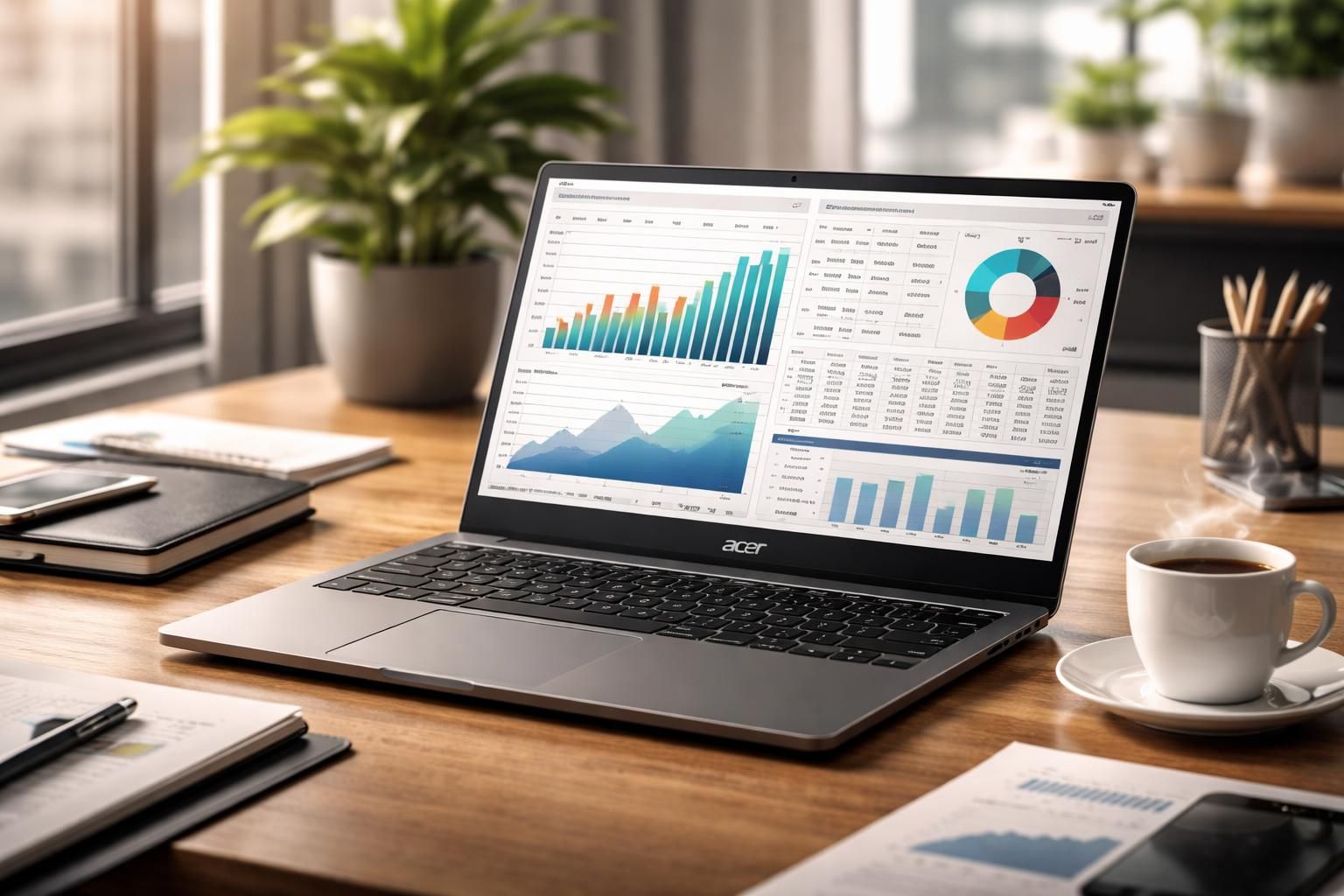 Investissement : rentabilité calculée sur PC portable Acer, modèle prêt