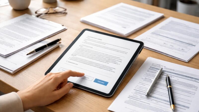 simplifiez la location avec un bail et ses annexes signés directement sur ipad, pour un workflow fluide et efficace.