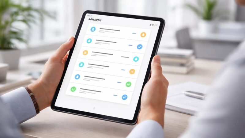 découvrez nos offres de relances et suivi client optimisés pour tablette samsung, une solution simple et efficace pour gérer vos relations clients.