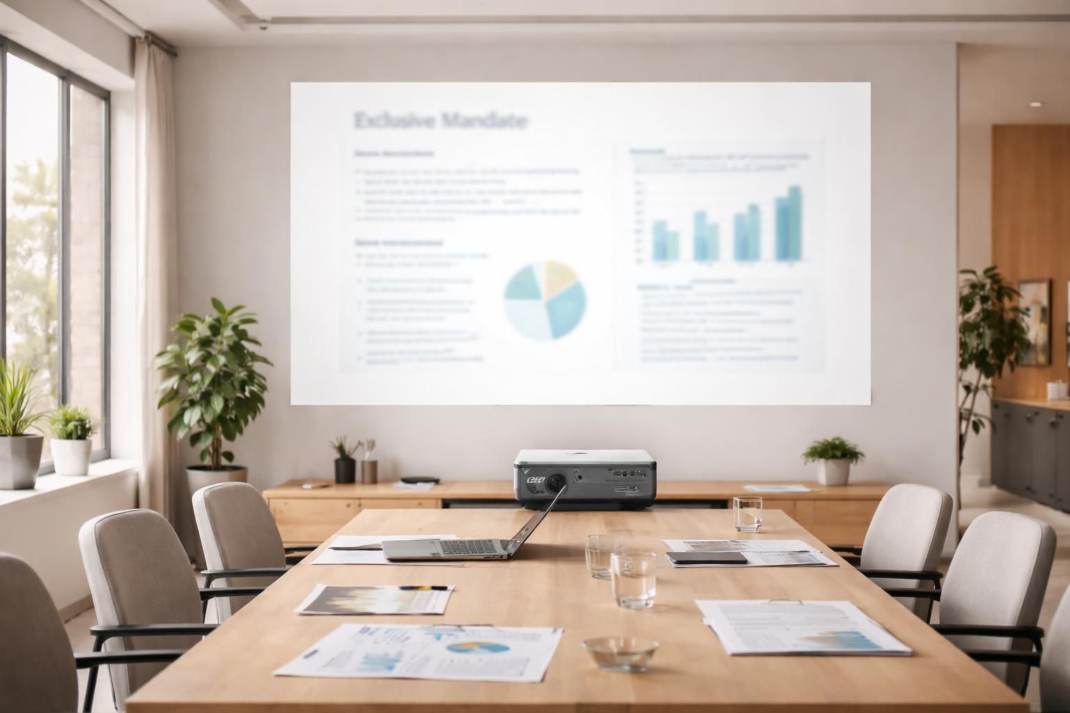 Un mandat exclusif se présente mieux projeté via vidéoprojecteur Acer
