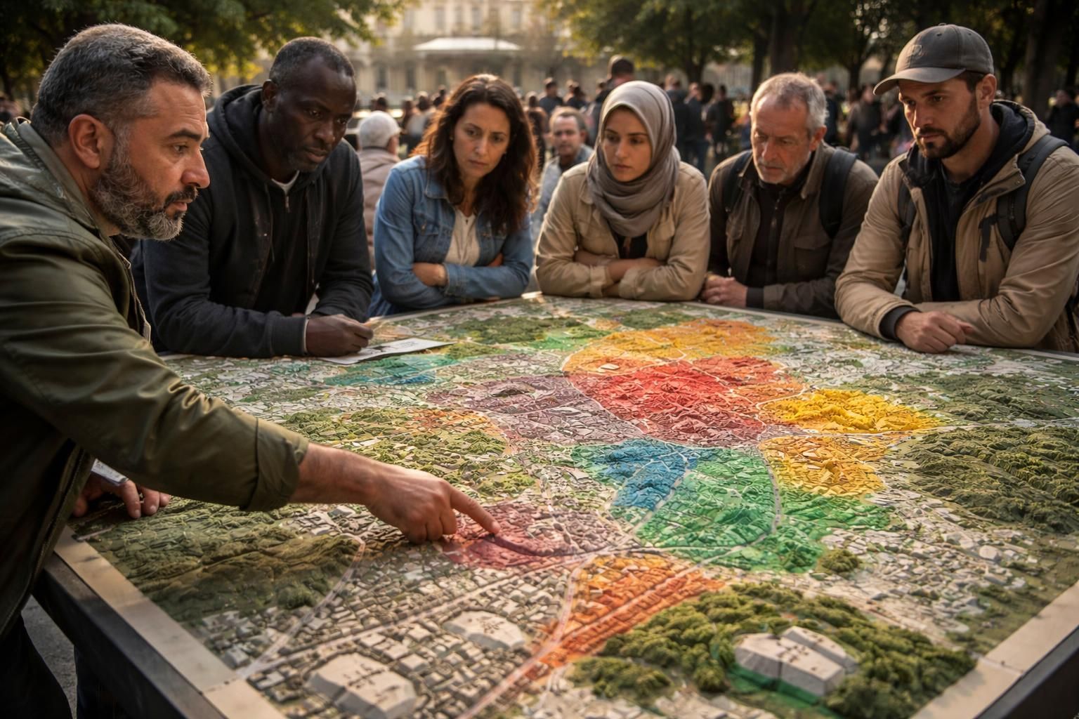 Les témoignages sur la carte du quartier nord de Marseille et ses dangers potentiels