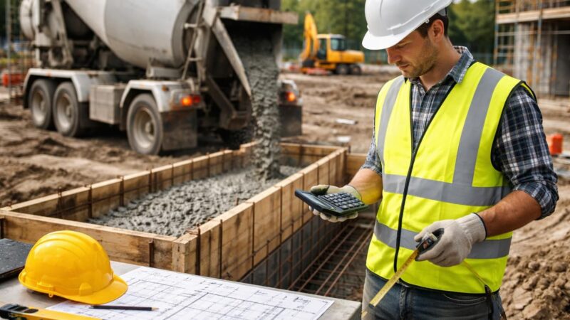apprenez comment calculer facilement le volume de béton prêt à l'emploi nécessaire pour vos projets de construction grâce à notre guide pratique et détaillé.